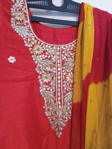 3 Piece Kurta Set ,kurti ,dupatta And Salwar