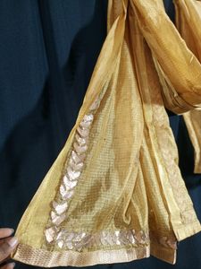Golden Lace Dupatta(women)