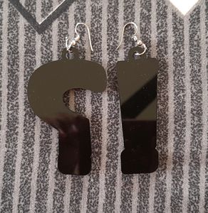 ❓❗ Acrylic Earrings