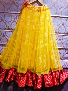 Ethnic Net Skirt