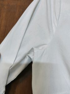 White Shirt With Stylish Sleeves