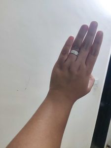 Sparkling Silver Color Ring