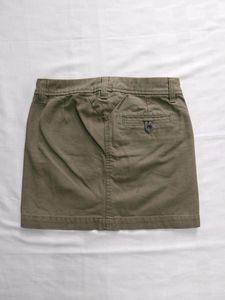 💿⛓️y2k Cybercore Olive Cargo Skirt