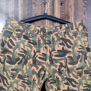 Army Print Chinos
