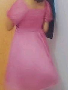 Rose pink dress