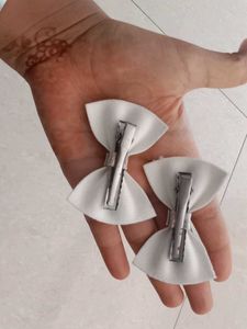 Hair Clips In Bow Design 🎀
