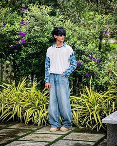 Baggy Jeans &amp; Layered Top all size