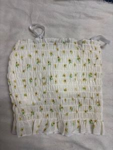 Floral Print Crop Top