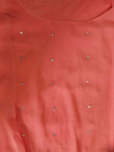 Orange &amp; Black Dress