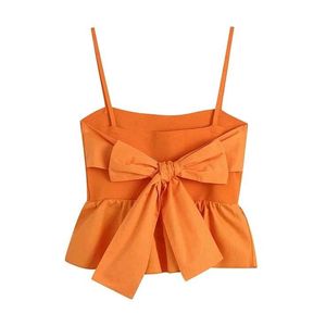 Zara Back Tied Knit Top