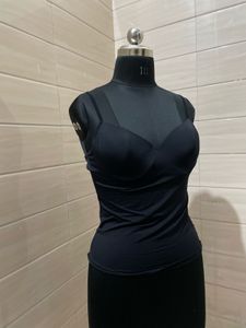 Imported Women&#39;s Black Vest Tank Top