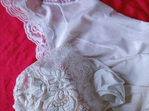 Vintage White Lace Lingerie Set