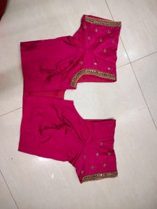 ✨Rani Pink Aari Maggam Blouse