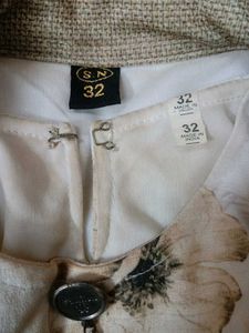 Beige Palazzo Outfit Set