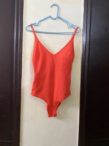 Coral One-Piece Swimsuit
