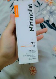 Minimalist SPF 50 Sunscreen