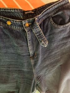 Sassafras Relaxed Fit High Rise Jeans