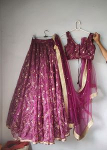 Organza Lehenga Choli