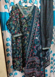 😍Combo of 2 Beautiful Kurti Pant Dupatta Sets🥰