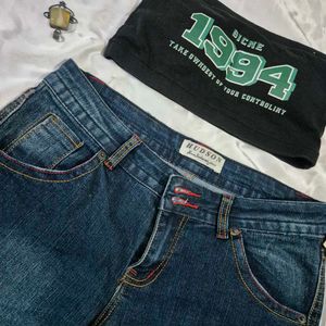 Low Waist Bootcut Denim Y2K