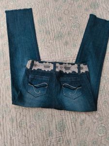 Y2K.  Stylish Dark Wash Jeans