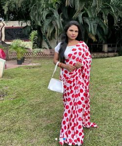 Brand New Premium Rad Saree For Woman
