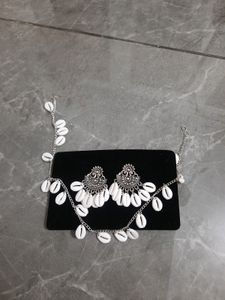 Hand Made Kori Jwellery Set