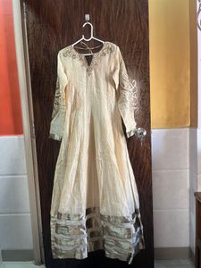 34 bust 3 piece anarkali kurta set for women