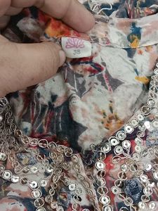 Floral Print Gown