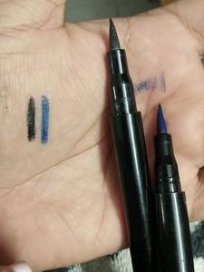 High Pigmented Black And Blue Eyeliner