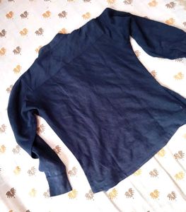 Navy Blue Long Sleeve Shirt