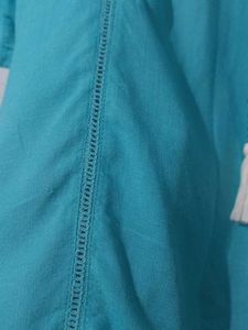 Cyan Single Kurti For Women