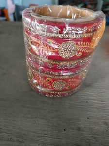 Red &amp; Gold Bangles