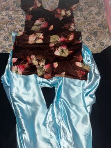 full gher Satin salwar