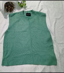 Imported Unisex Mint Green Knit Vest