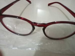 Stylish Purple Glasses with maroon fram