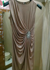 Elegant Bronze Party Dress