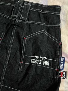 Black Denim Skirt