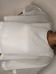 White Cape Top