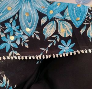 Floral Print Saree