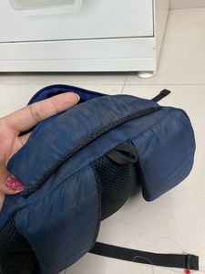 Backpack Navy Blue Colour 🎉 No Tear 3 Pocket Following 1 More Laptop Pocket