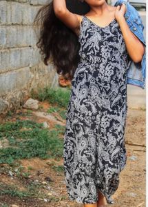 Paisley Print Maxi Dress