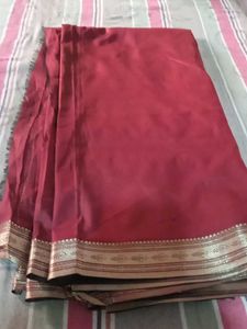 Elegant Maroon Saree