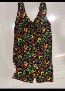 Funky Patterned Swimming Suit