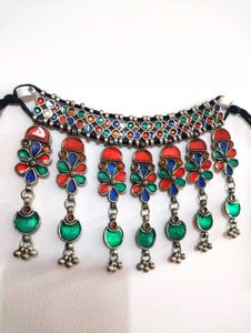 Afgani Multicolored Antique Necklace