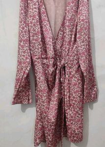 Sale! MANGO floral Wrap Dress