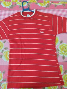 Red Woolen Tshirt
