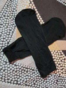 Black nylon Socks