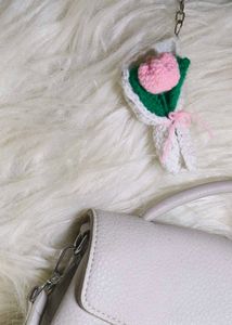 Crochet Tulip Bouquet Charm