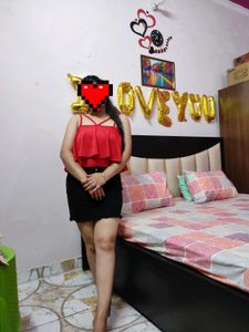 Red Frilled Monokini Bodysuit